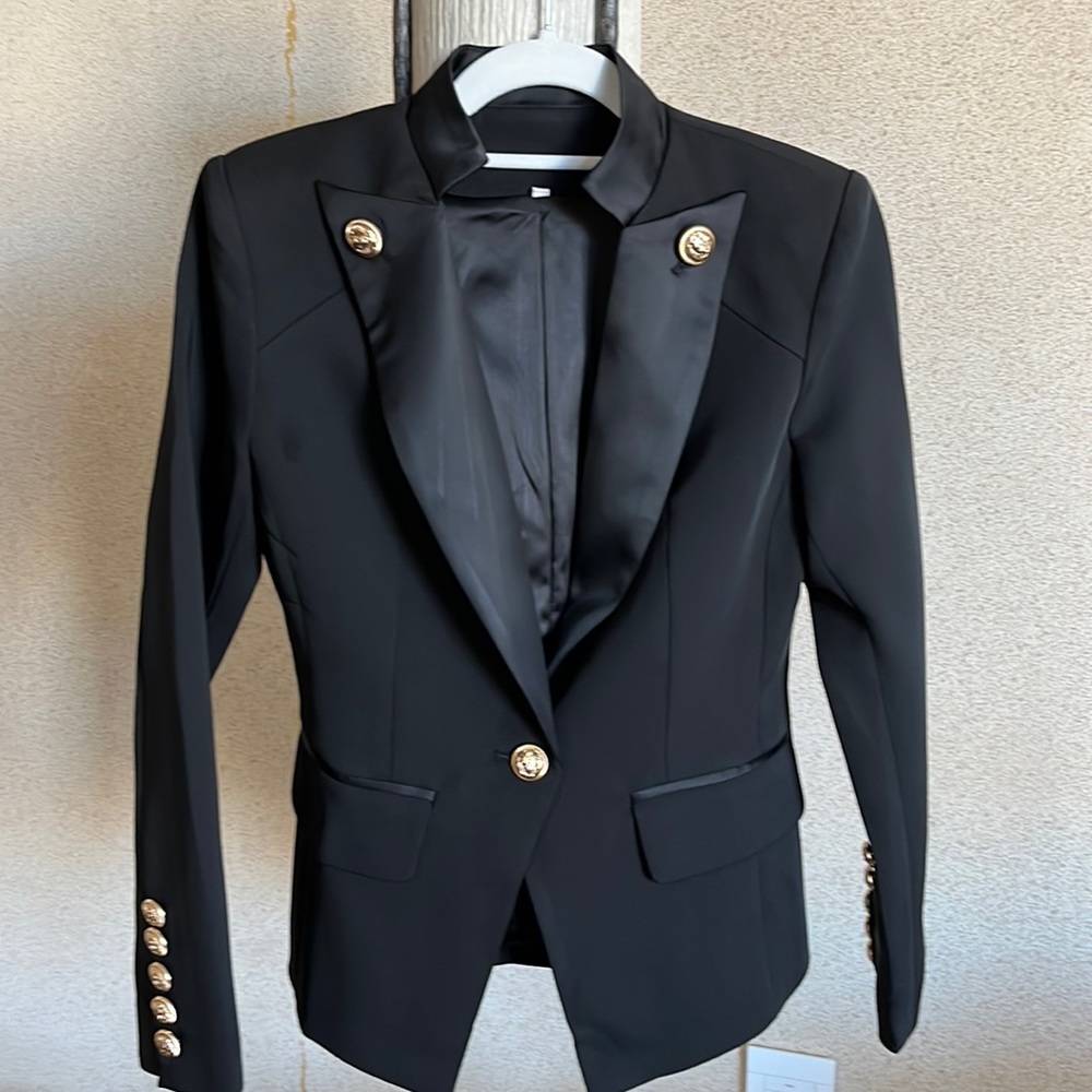 Satin lining. Already dry cleaned